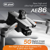 کوادکوپتر هلیشات مدل AE86 PRO max اورجینال 2024