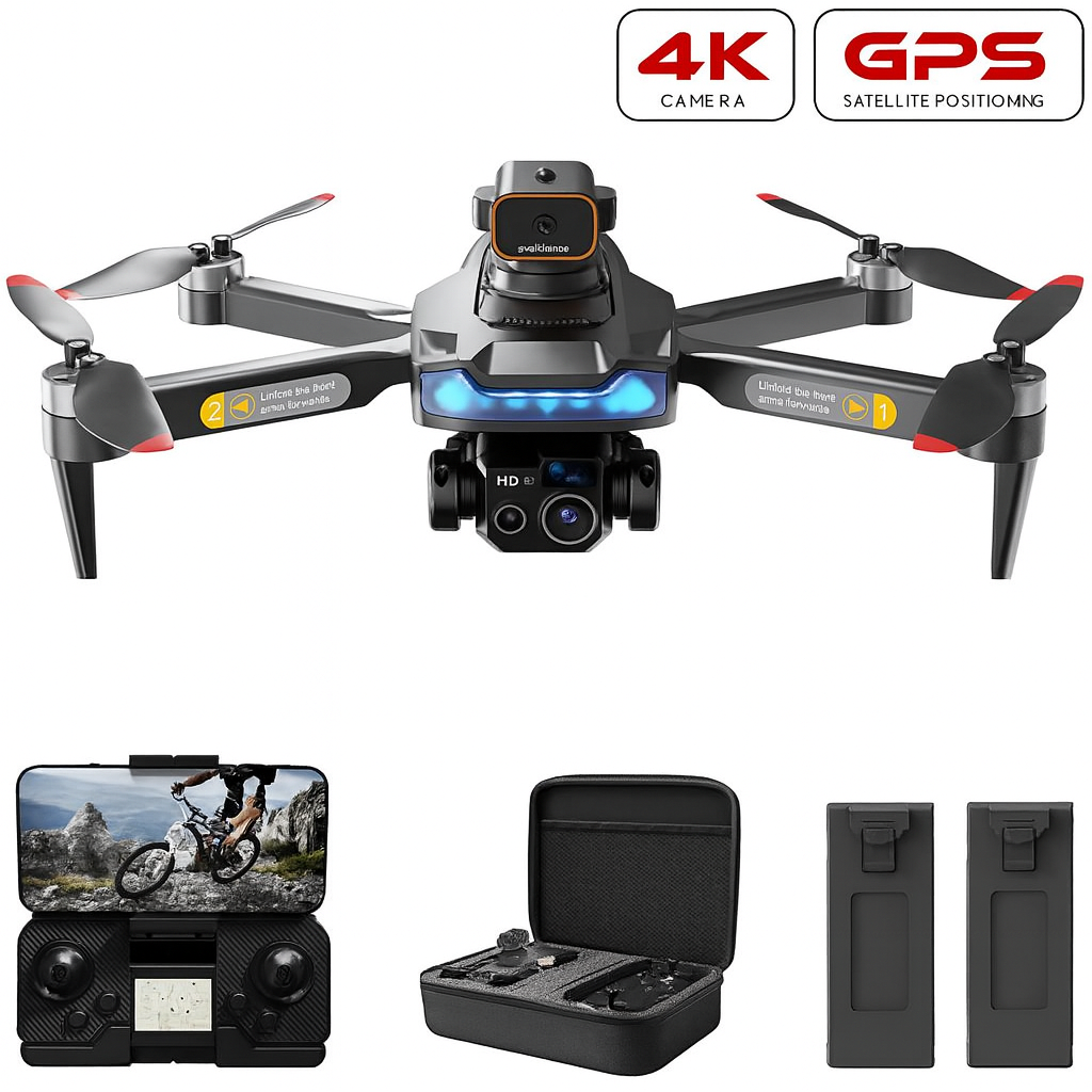 کوادکوپتر مدل P15 Gps pro New  پکیج اصلی سفارش اروپا