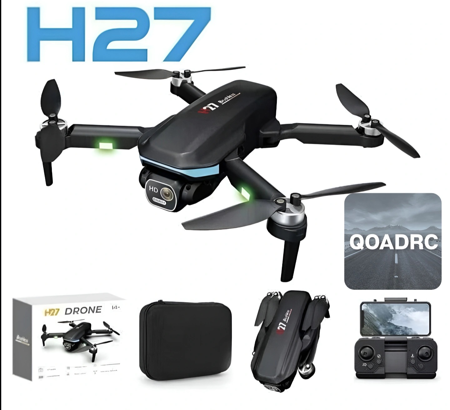 کوادکوپتر مدل H27 پک اصلی ساخت 2025 فقط در کوادآرسی