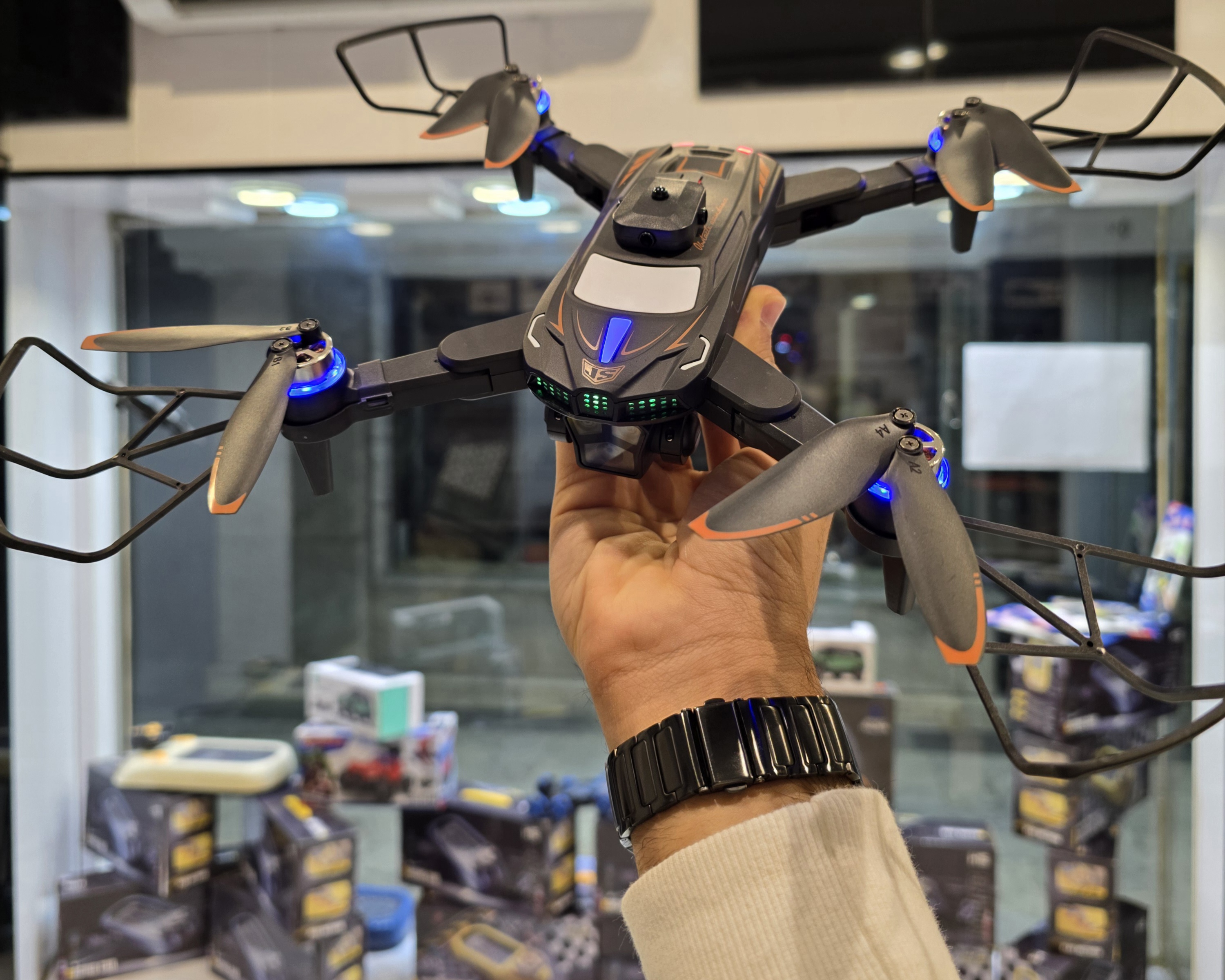 کوادکوپتر W2 MAX نسخه اصلی ساخت 2025 پک مانیتور دار ( کوادآرسی )