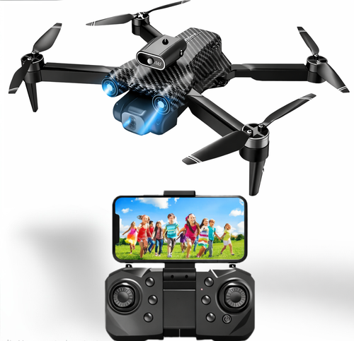 کوادکوپتر مدل P12 pro به همراه سنسور موانع 4 جهته