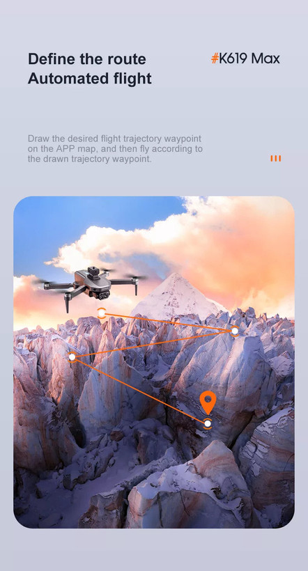 کوادکوپتر مدل k619 max