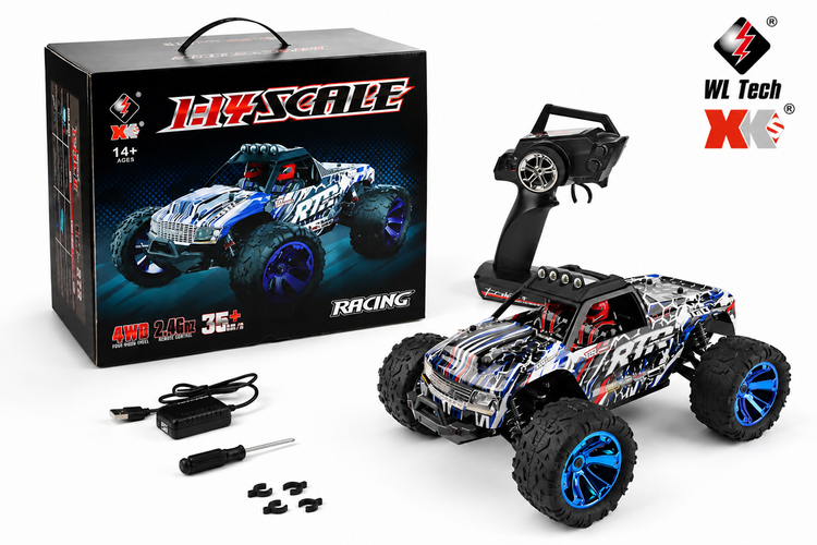 خرید ماشین کنترلی WLtoys 144018 آفرود 4WD مقیاس 1:14 | قیمت و مشخصات