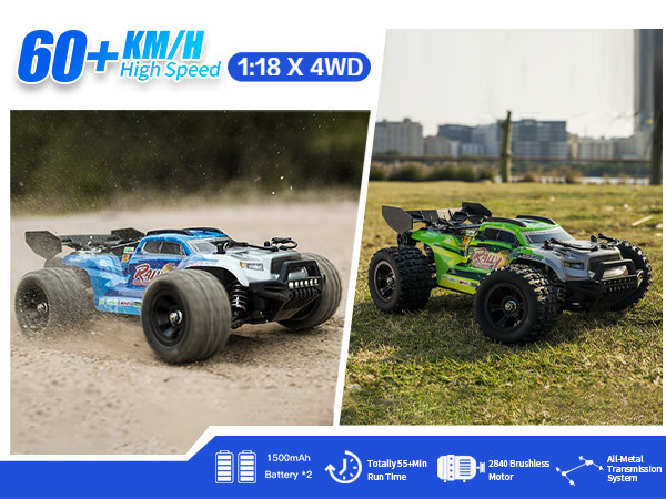 ماشین کنترلی آفرود براشلس Rally Pro SCY-18101PRO | چهار چرخ محرک 4WD با گیربکس فلزی