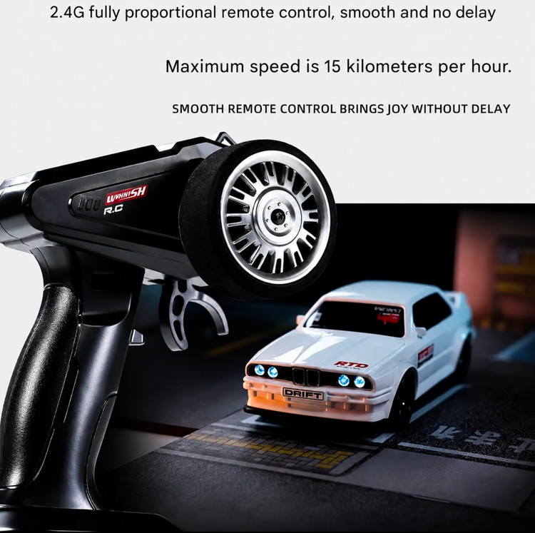 ماشین کنترلی دریفت حرفهای ESP و جایرو دار BMW | لایت بار
