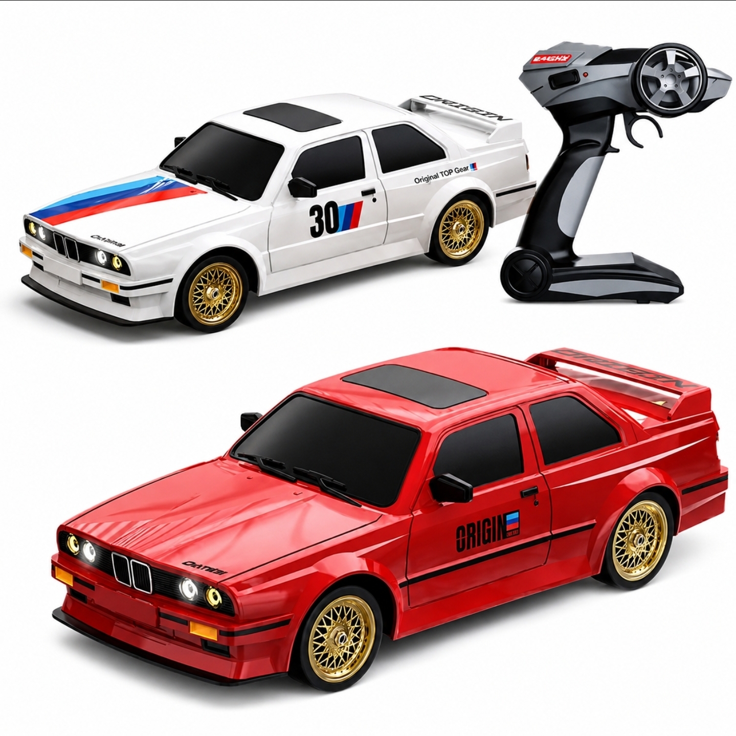 ماشین کنترلی دریفت حرفه‌ای ESP و جایرو دار BMW | لایت بار