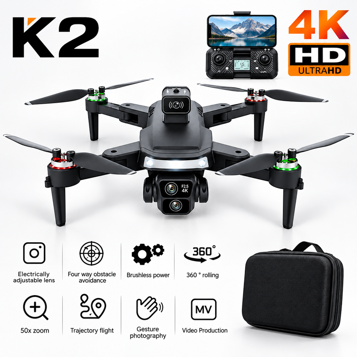 کوادکوپتر k2 pro