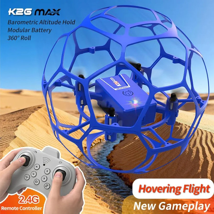 خرید توپ پرنده K2G MAX | کوادکوپتر توپی کنترلی ۳۶۰ درجه